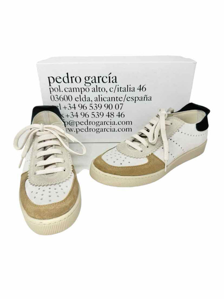 Shoe Size 39 PEDRO Tan Suede Sneakers