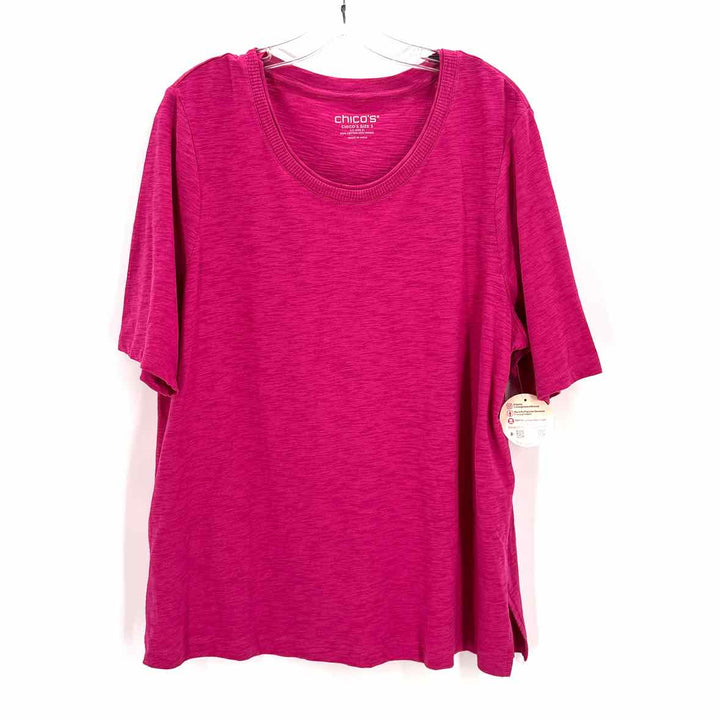 Size XL Chico's Magenta Shirt