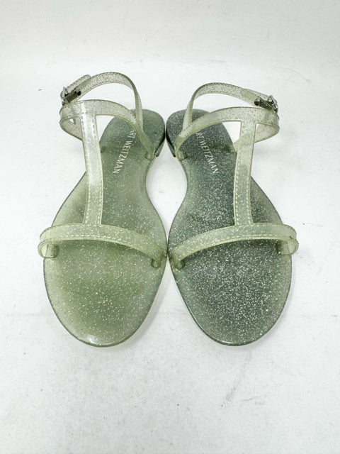 Shoe Size 10 Stuart Weitzman Gray Sandals