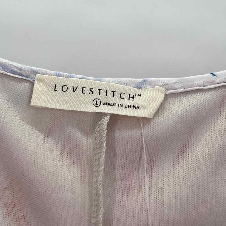 Size L LOVE STITCH Gray Dress