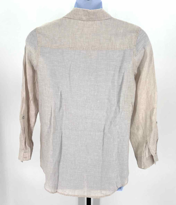 Size M C&C Taupe Linen Shirt