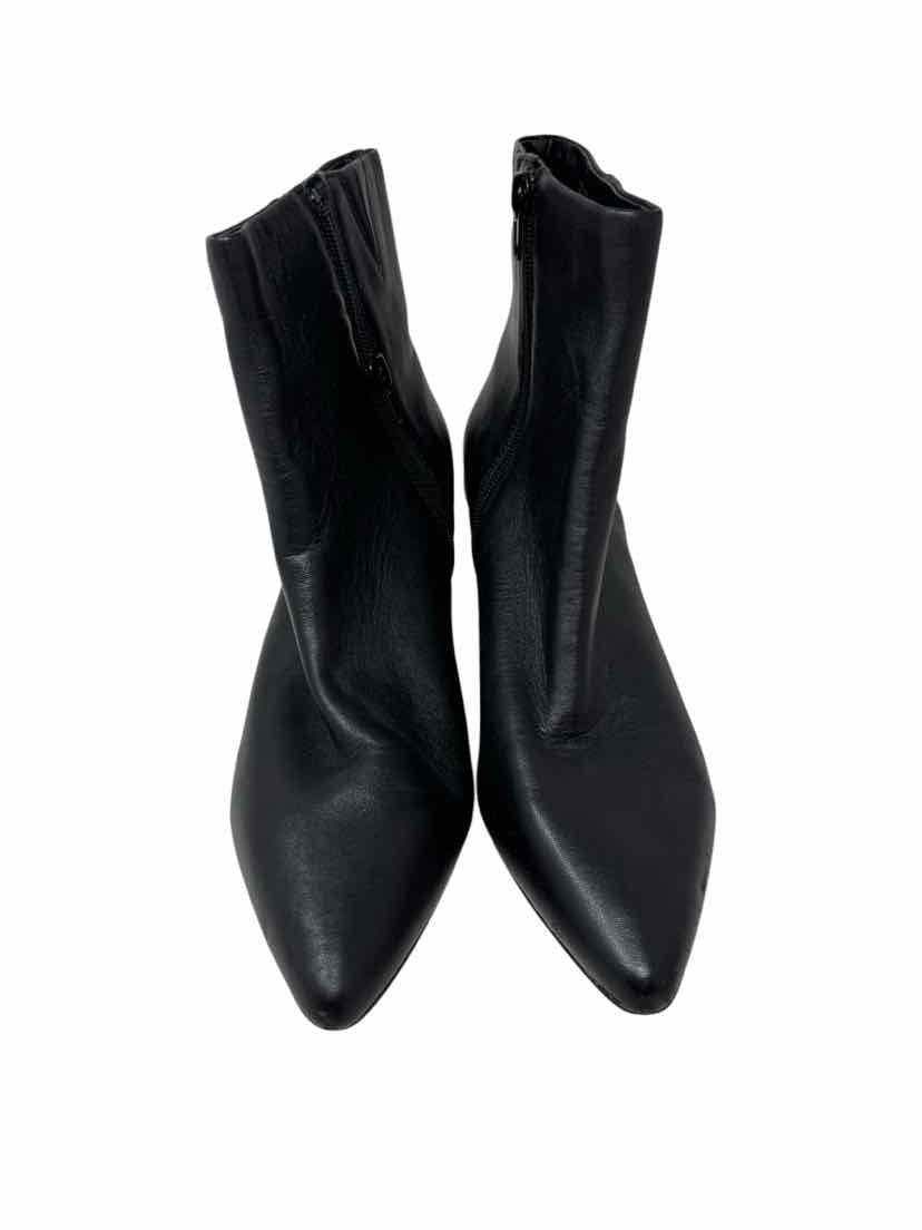 Shoe Size 9 Black Leather Boots
