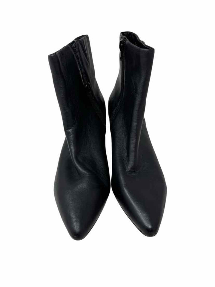 Shoe Size 9 Black Leather Boots