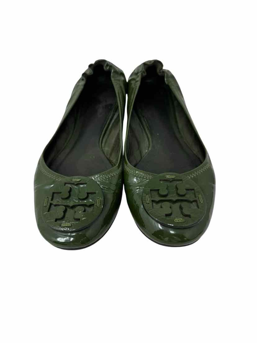 Shoe Size 9 Tory Burch Green Flats