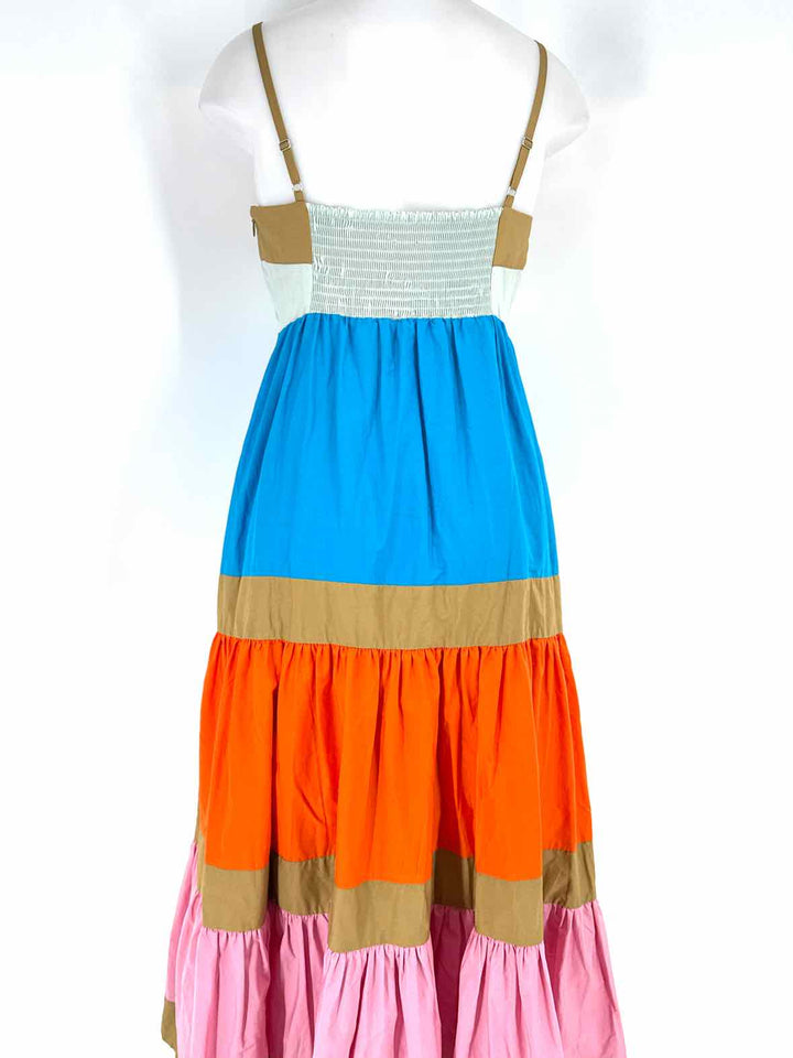 Size 4 J Crew Multi-Color Dress