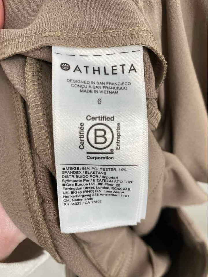 Size 6 Athleta Tan Pants