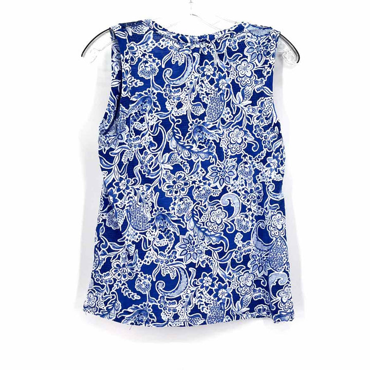 Size S RAFELLA Blue Print Shirt