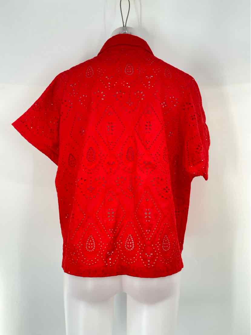 Size 14 Chico's Red Shirt