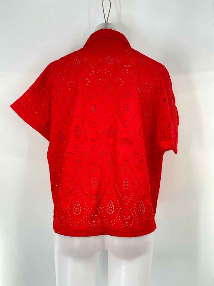 Size 14 Chico's Red Shirt