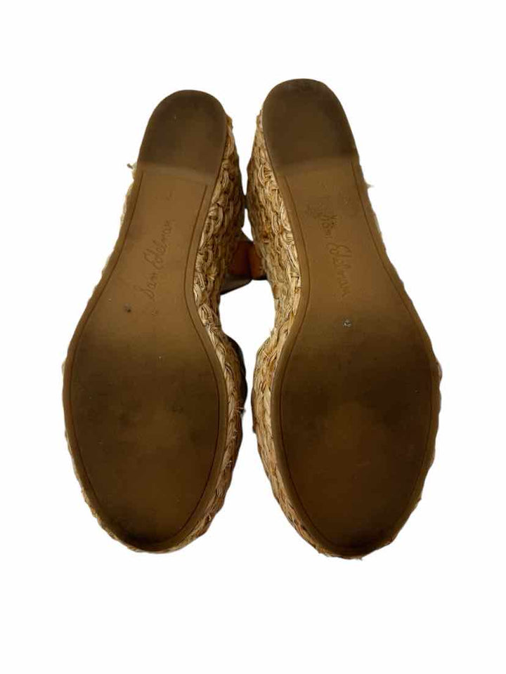 Shoe Size 8 Sam Edeleman Gold Leather Sandals
