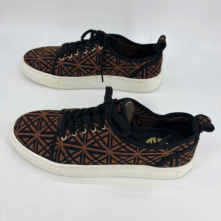 Shoe Size 8.5 ANTONIO MELANI Brown Knit Sneakers