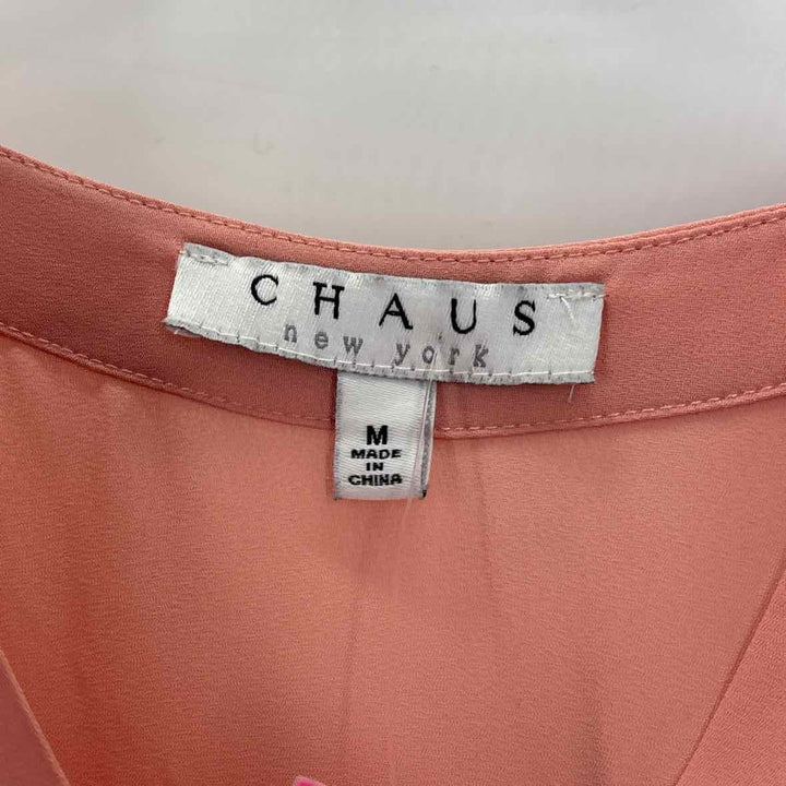 Size M CHAUS Peach Shirt