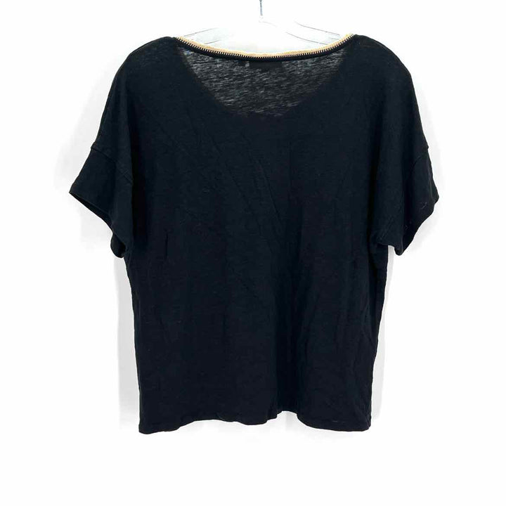 Size L Chico's Black Shirt