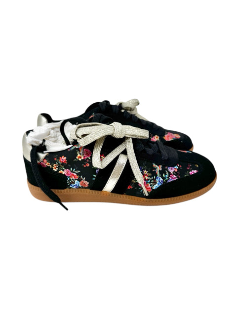 Shoe Size 8 Johnny Was Black Suede Sneakers