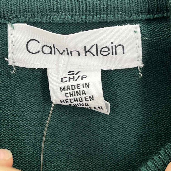 Size S Calvin Klein Green Sweater