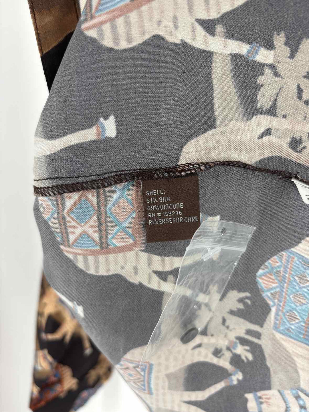 Size M J MCLAUGHLIN Brown Shirt