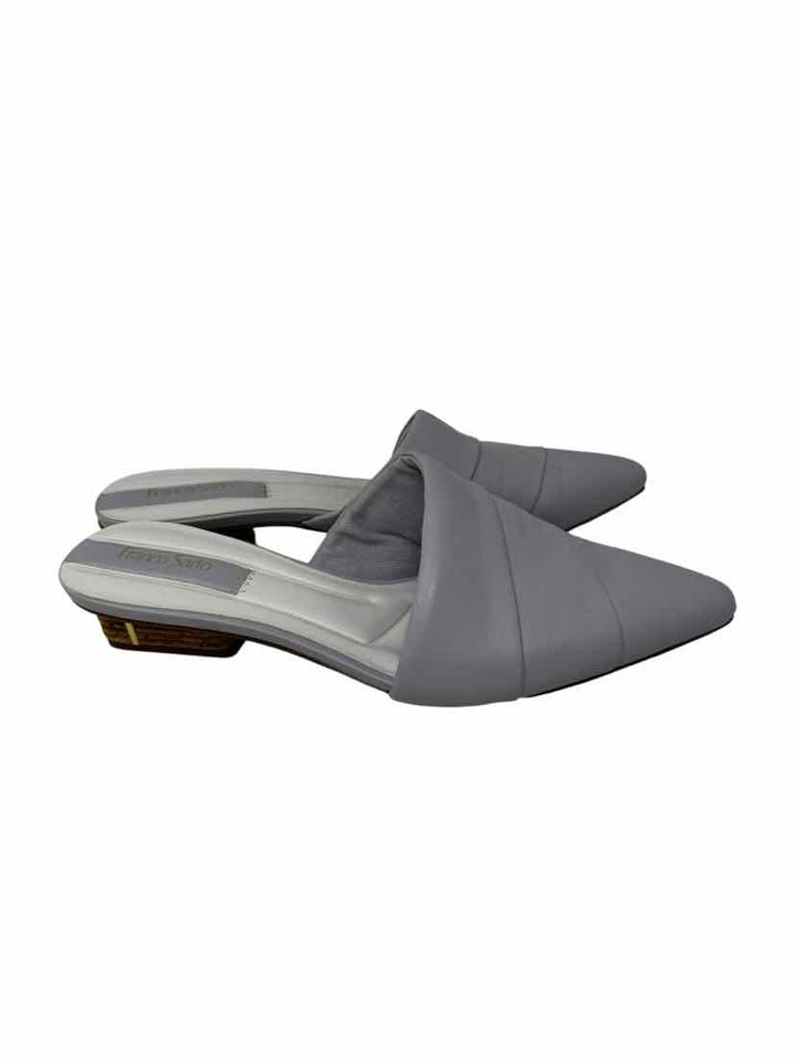 Shoe Size 8 FRANCO SARTO Purple Leather Flats