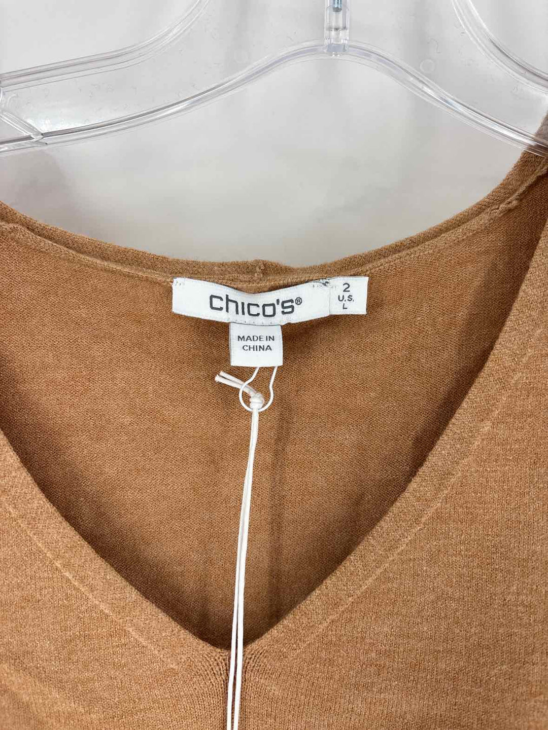 Size L Chico's Tan Sweater