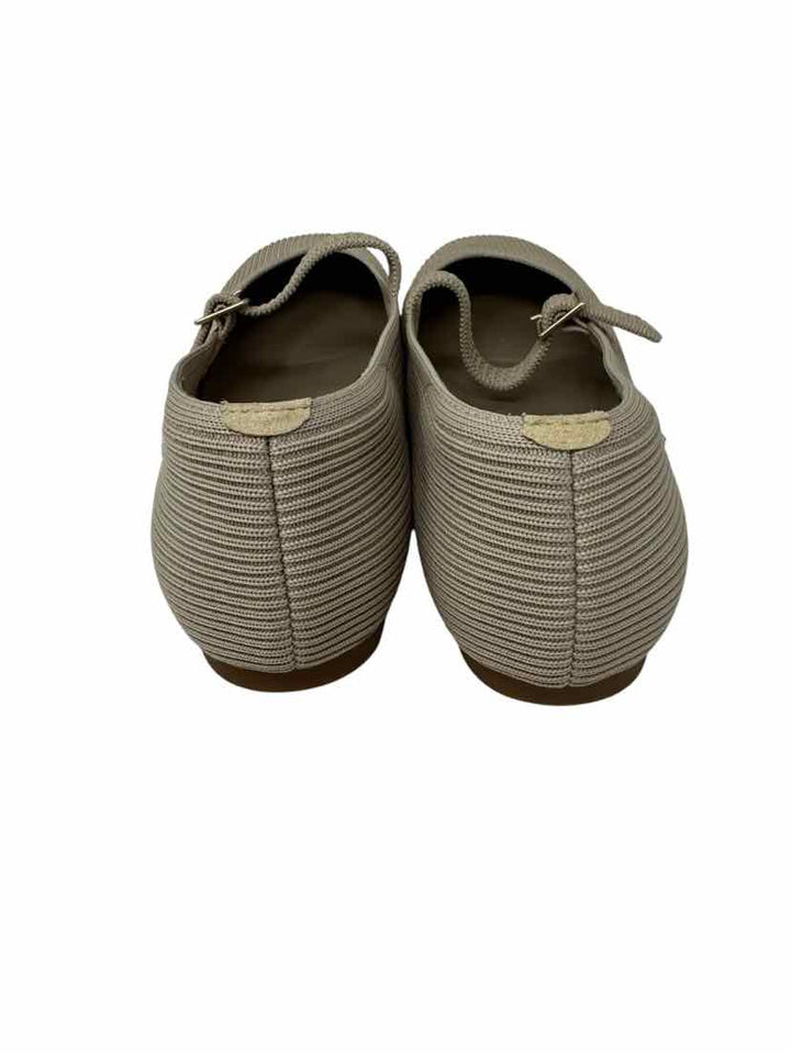 Shoe Size 40 VIVAIA Beige Knit Flats