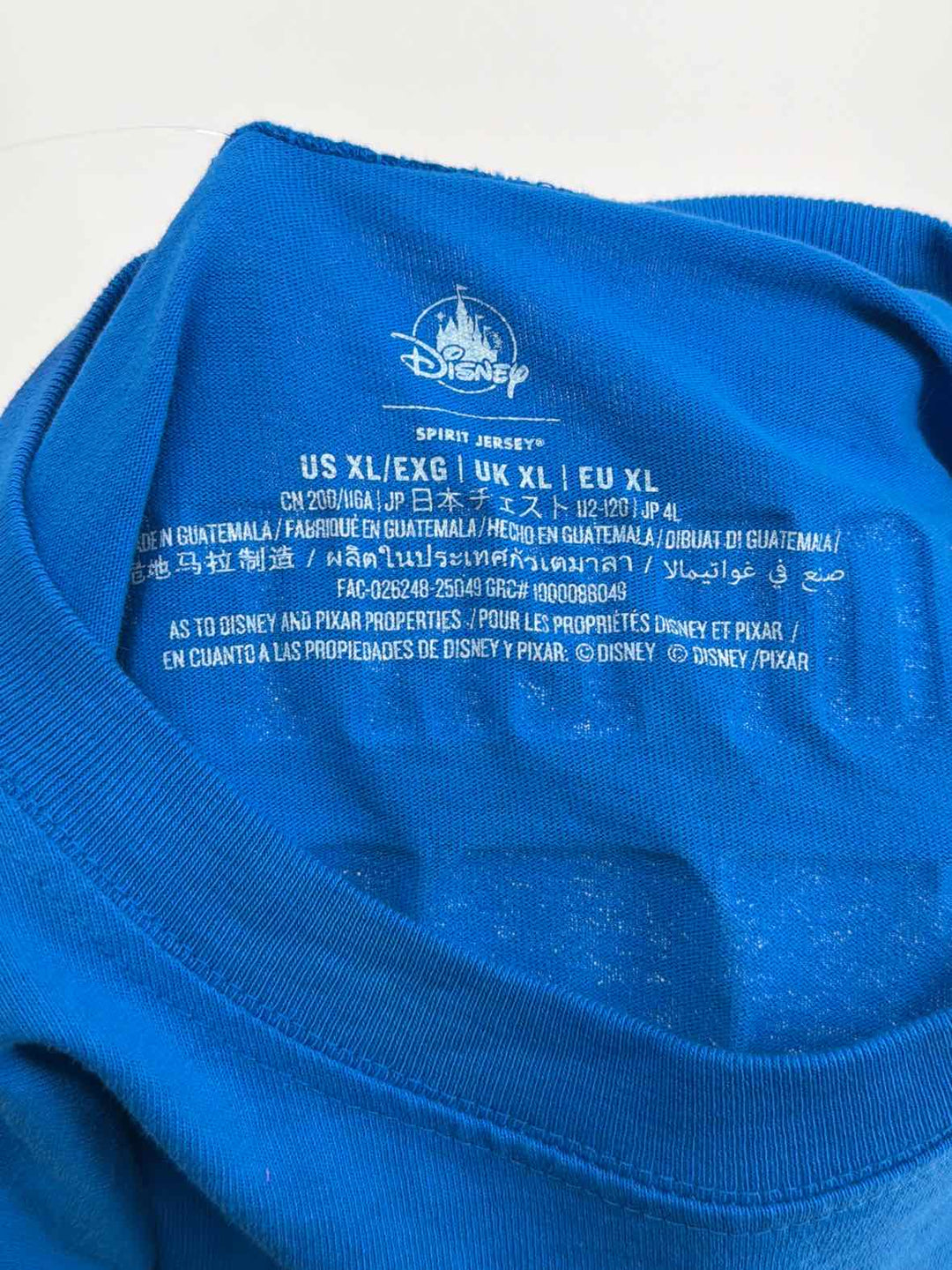 Size XL DISNEY Blue Shirt