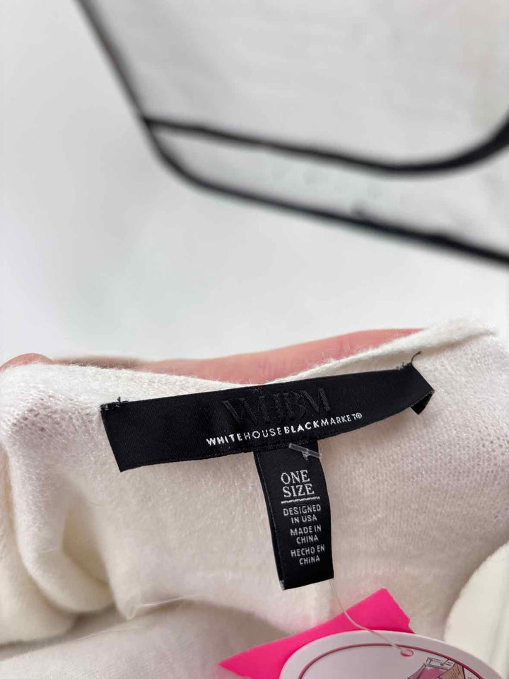 Size One Size White House Black Market Ivory Sweater