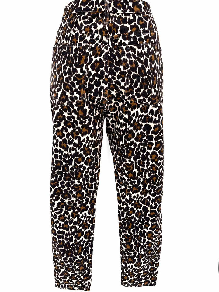 Size 31 J Crew Brown Print Pants