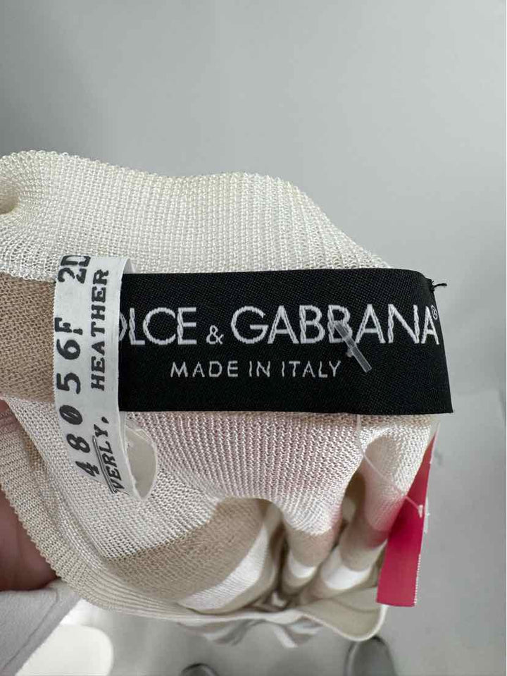 Size 44 Dolce & Gabbana Beige Print Luxury - Sweater