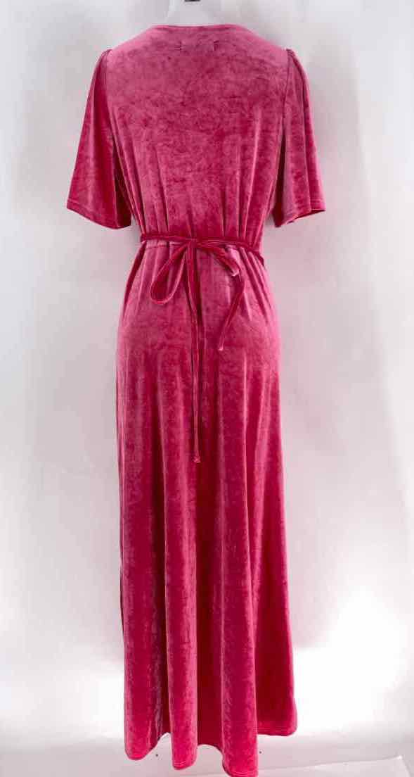 Size L Fuschia Velour Dress