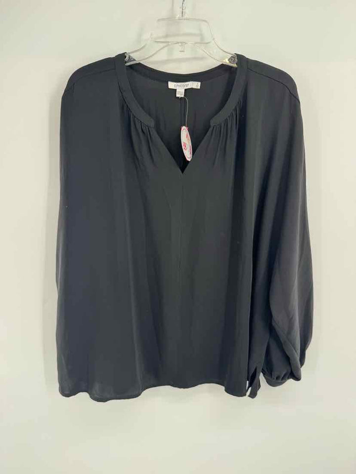 Size 1X Chico's Black Shirt