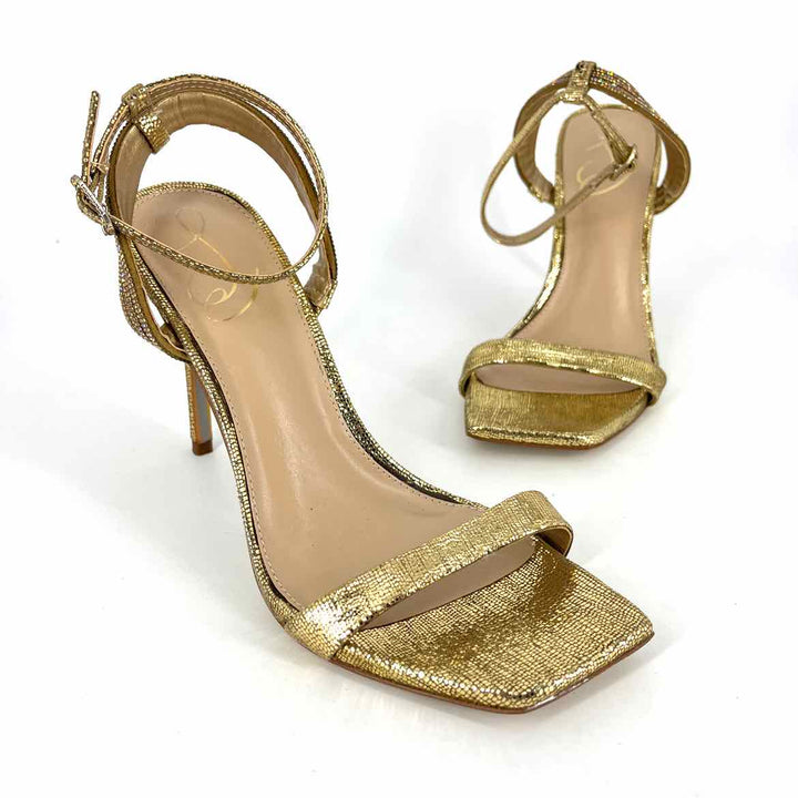 Shoe Size 7.5 Sam Edeleman Gold Sandals