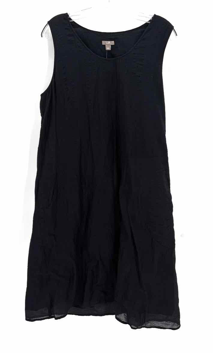Size L J JILL Black Dress