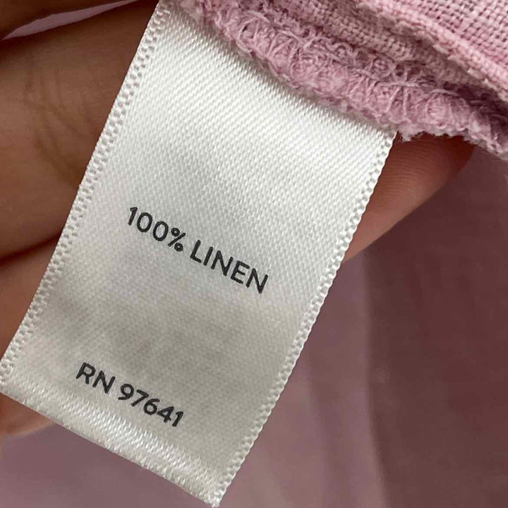 Size M J JILL Mauve Linen Shirt