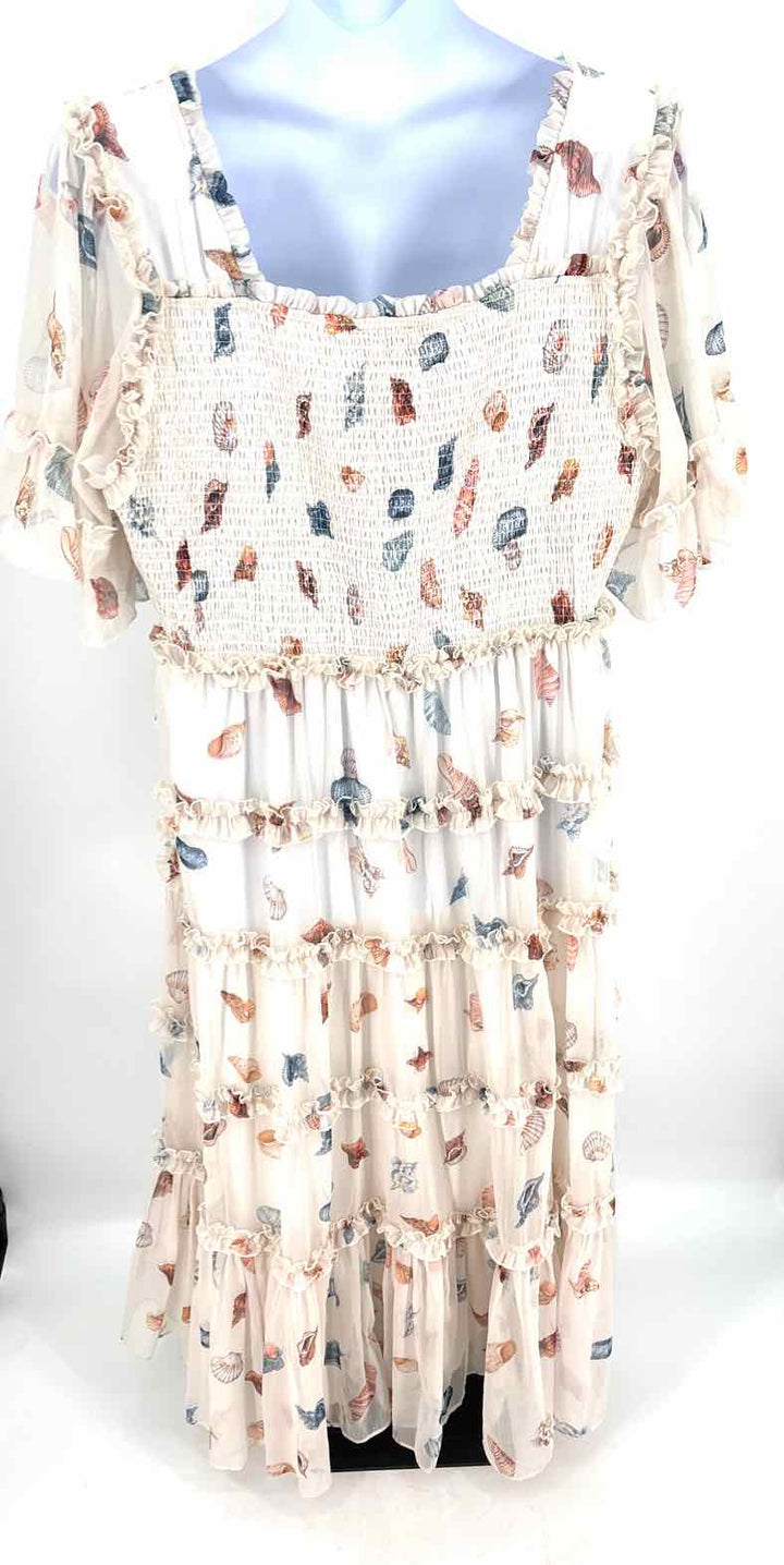 Size 3X Cream Dress