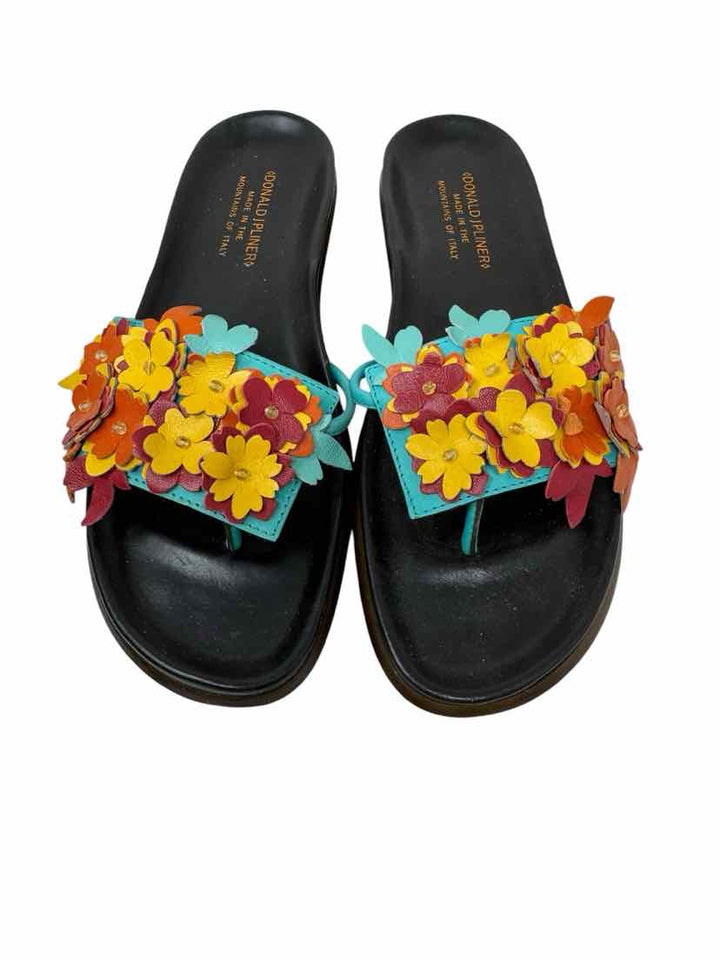 Shoe Size 8.5 DONALD PLINER Multi-Color Sandals