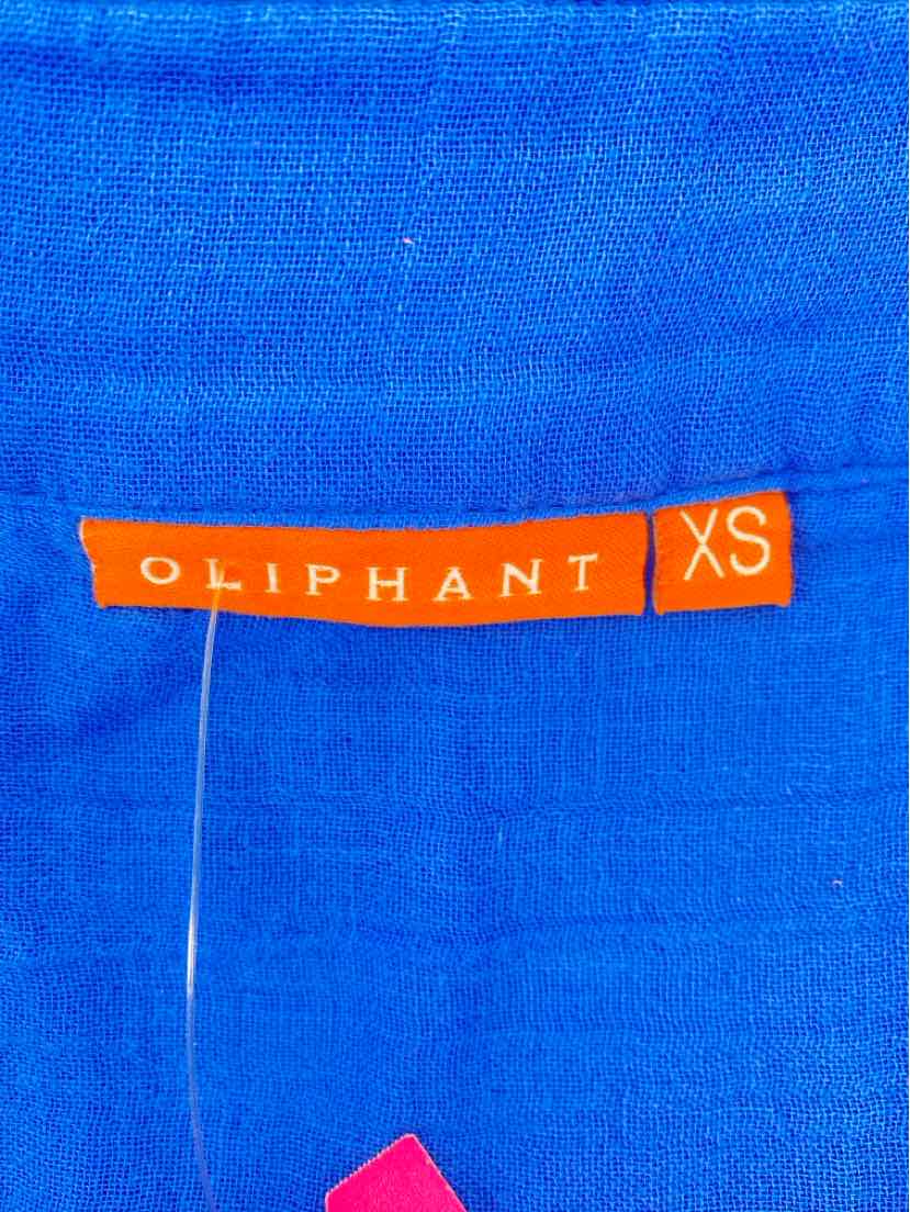 Size XS OLIPHANT Blue Cotton Dress