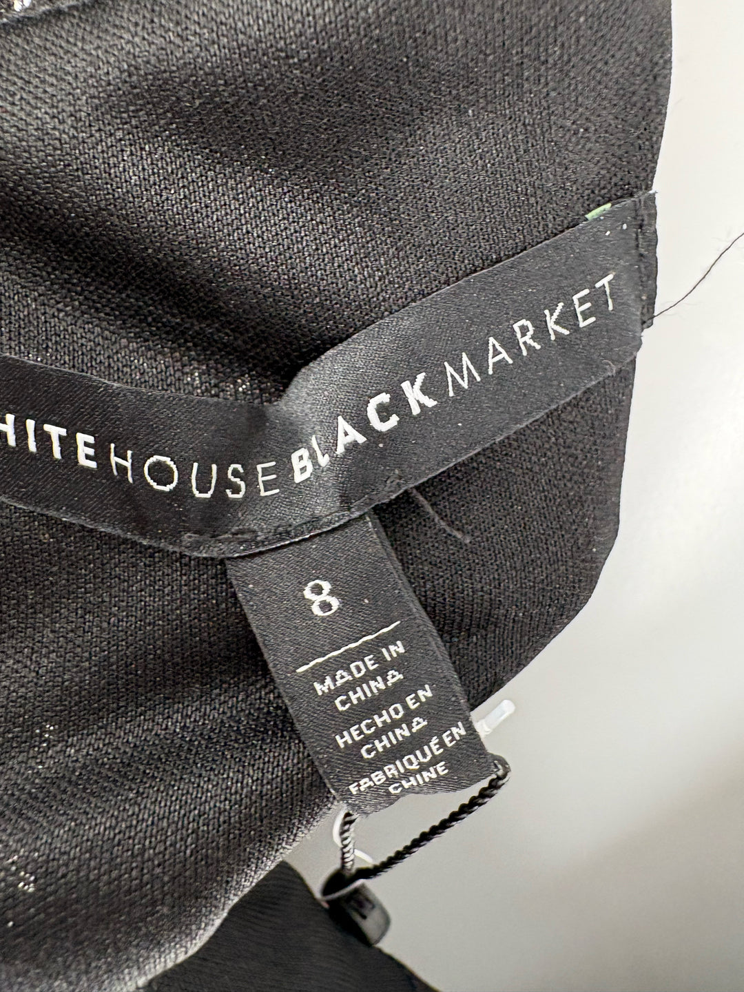 Size 8 White House Black Market Black Dress