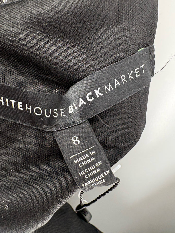 Size 8 White House Black Market Black Dress