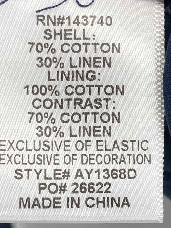 Size S ENGLISH FACTORY Navy Dress