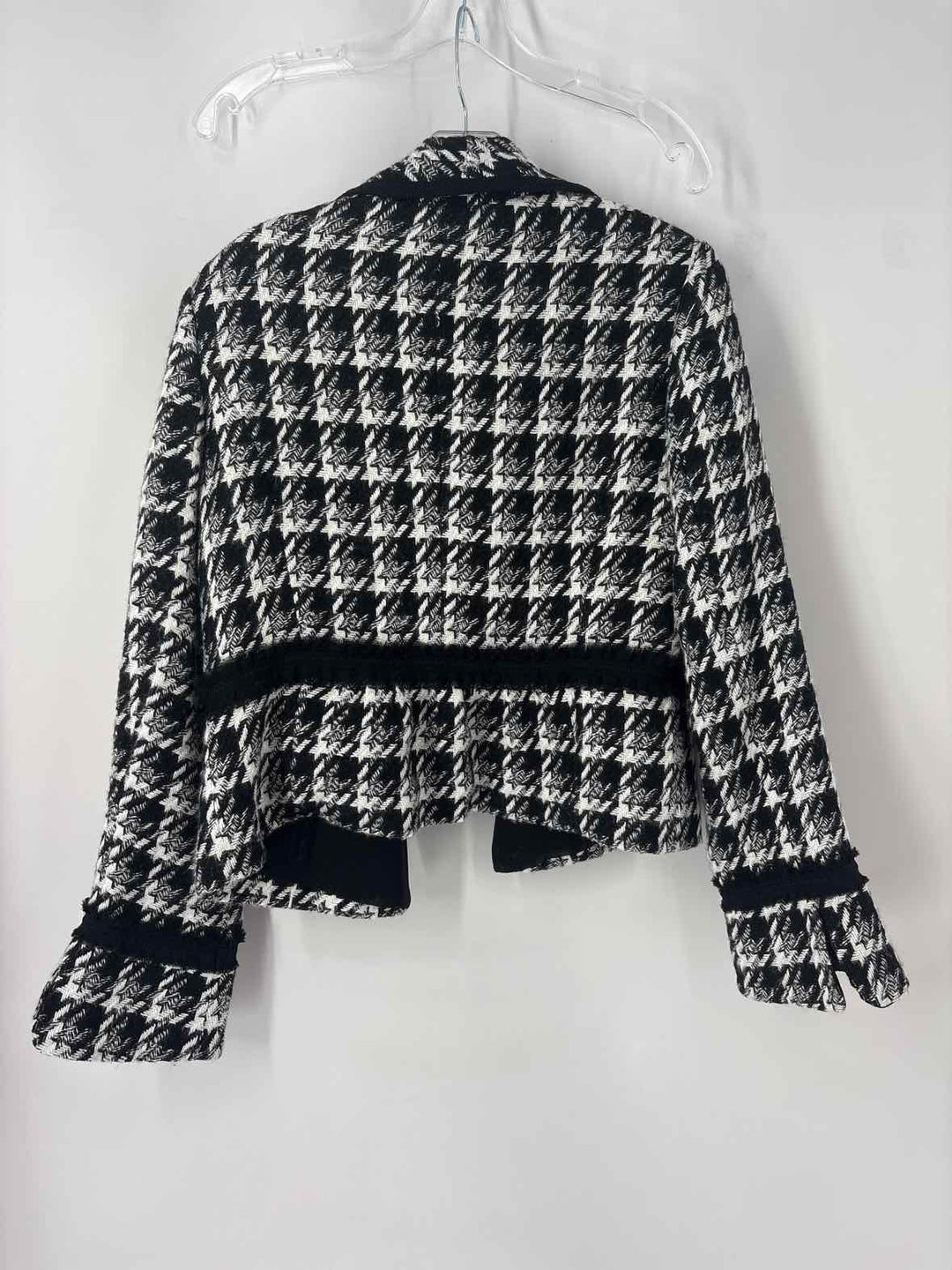 Size 10 White House Black Market Black Tweed Blazer