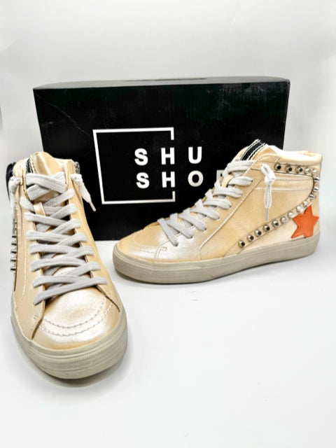 Shoe Size 7.5 Orange Sneakers
