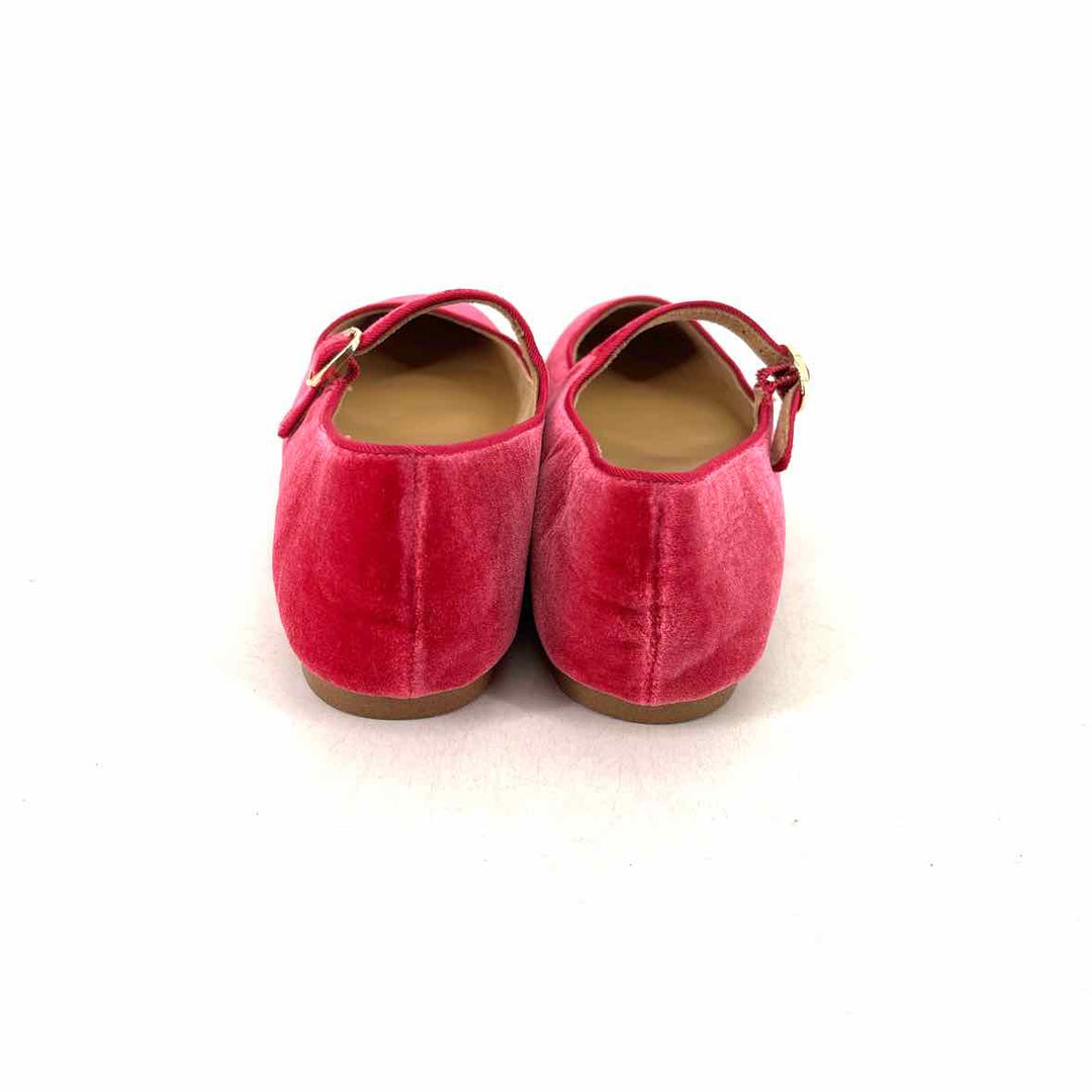 Shoe Size 8.5 J Crew Fuschia Velvet Loafers
