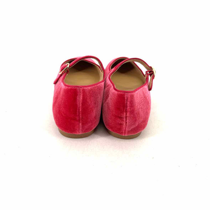 Shoe Size 8.5 J Crew Fuschia Velvet Loafers