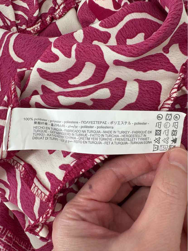Size XS ZARA Purple Print Shirt