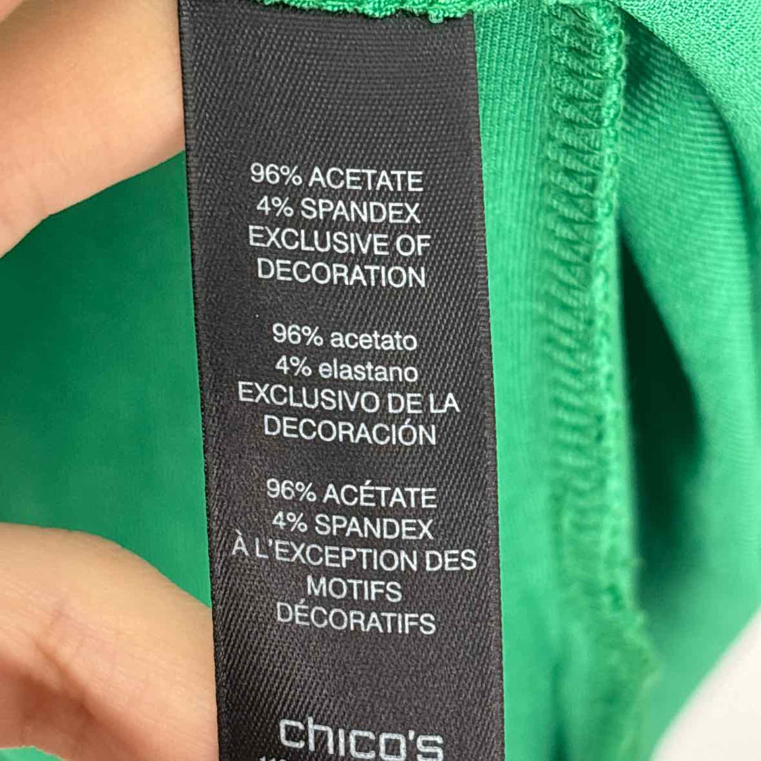 Size XL Chico's Green Shirt