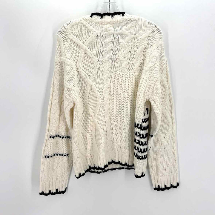 Size S White Knit Sweater