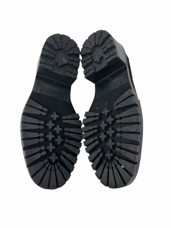 Shoe Size 7.5 MARC FISHER Black Suede Loafers