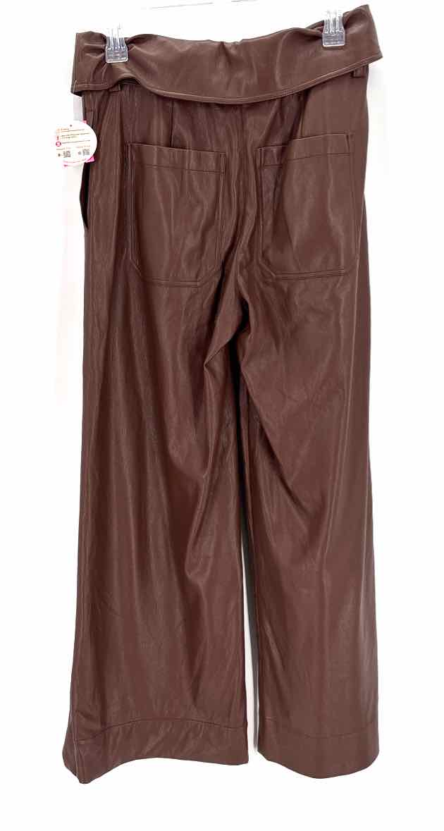 Size 4 ALC Brown Faux Leather Pants