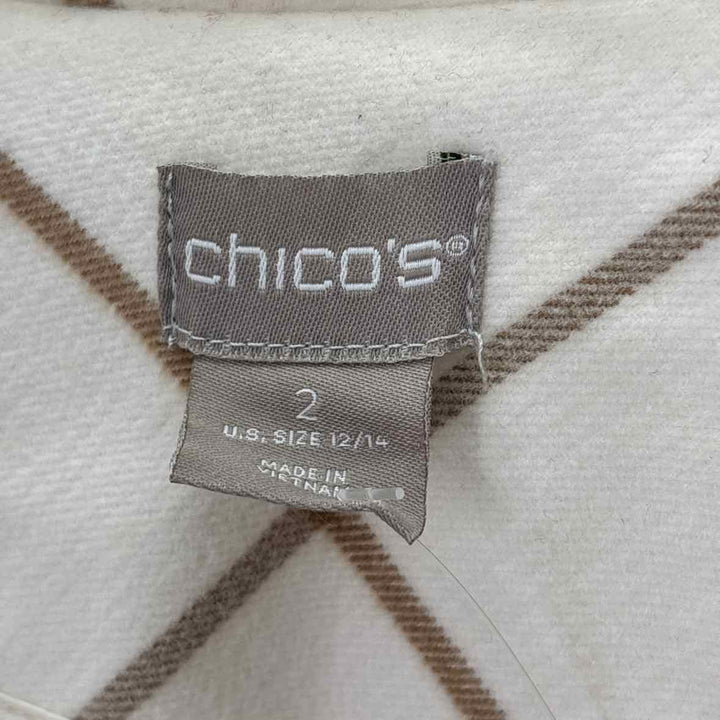 Size L Chico's Cream Jacket