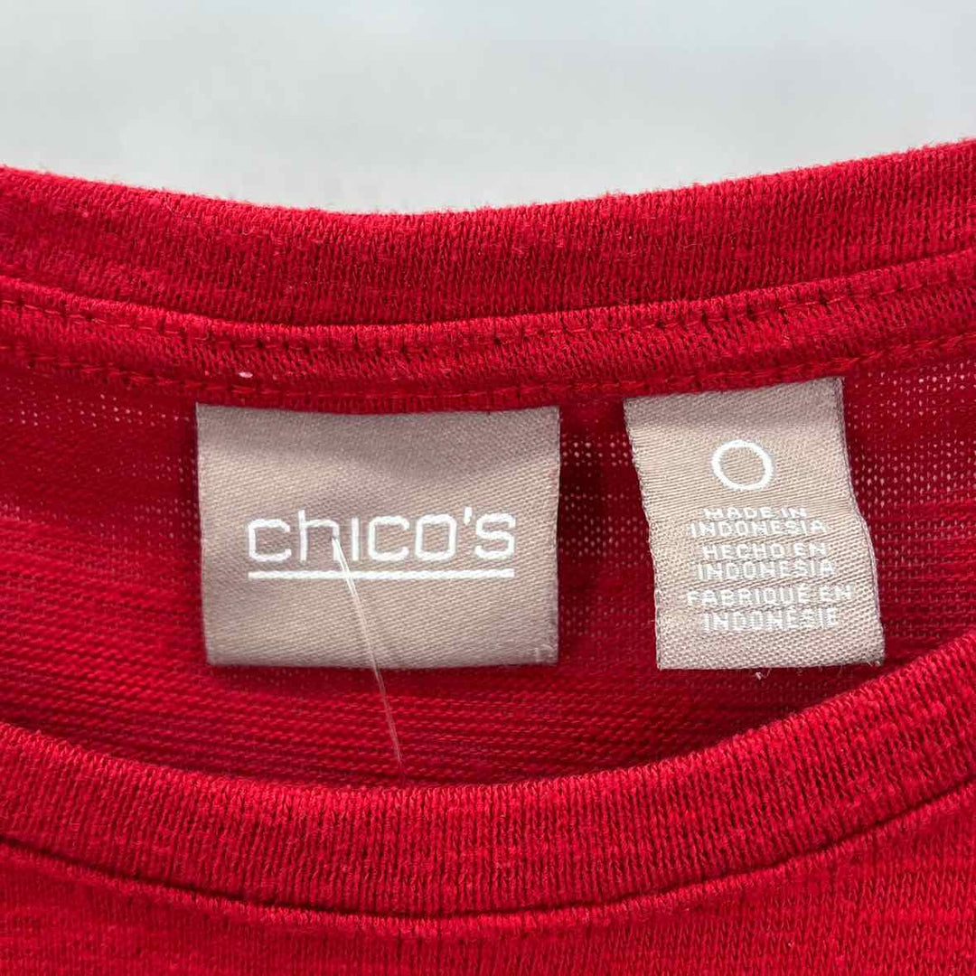 Size S Chico's Red Shirt