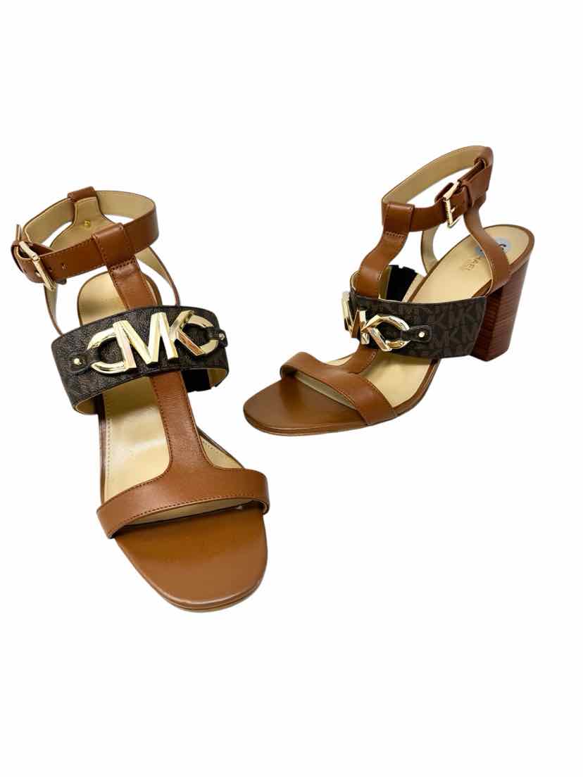 Shoe Size 9.5 Michael Kors Brown Leather Pumps